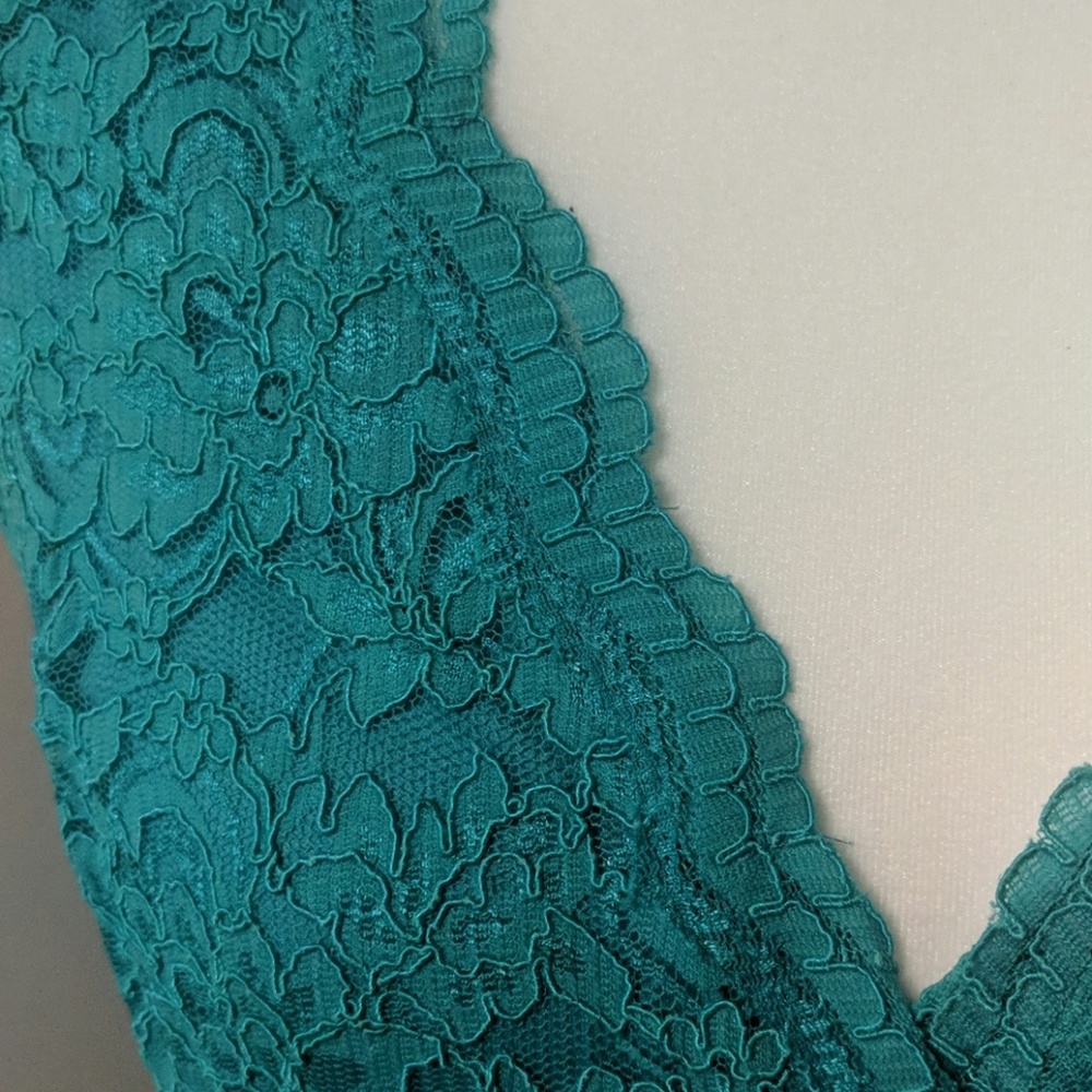 Teal Sleeveless Lauren by Ralph Lauren Sheath - Picture 6 of 7